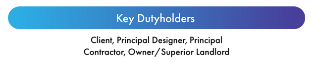 key dutyholders